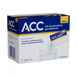 ACC 100 mg granulátum gyermekeknek 30x3g