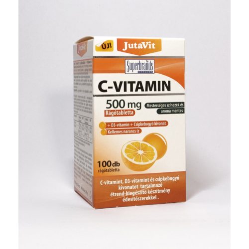 JutaVit C-vitamin 500 mg rágótabletta 100x