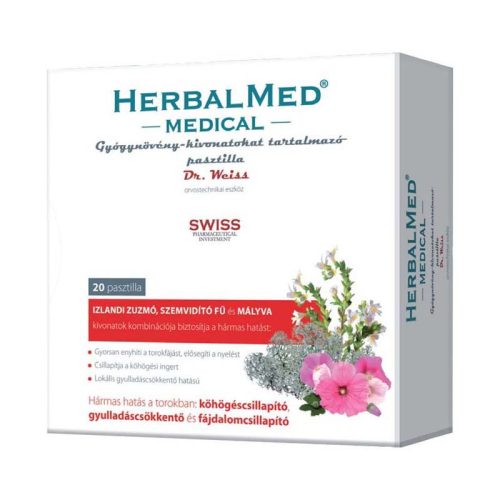 Herbalmed Medical gyógynövény pasztilla 20x