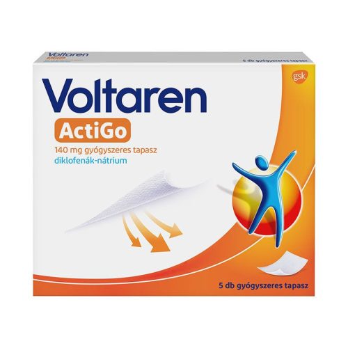 Voltaren ActiGo 140 mg gyógyszeres tapasz 5x