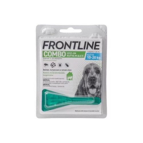 Frontline Combo kutya M a.u.v. (10-20 kg) zöld 1x