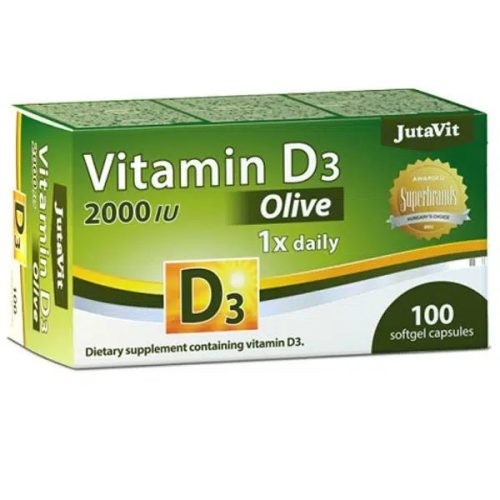 JutaVit D3 vitamin 2000NE Oliva lágy kapszula 100x