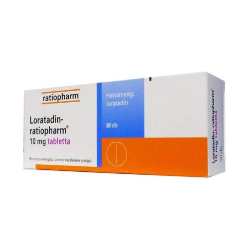 Loratadin-ratiopharm 10 mg tabletta 30x