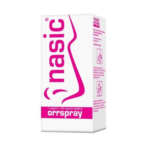 Nasic 1 mg/ml+50mg/ml oldatos orrspray feln/gyerm. 1x10ml beépített szórófej