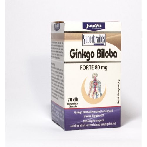 JutaVit Ginkgo Biloba Forte 80 mg lágyzs.kapszula 70x