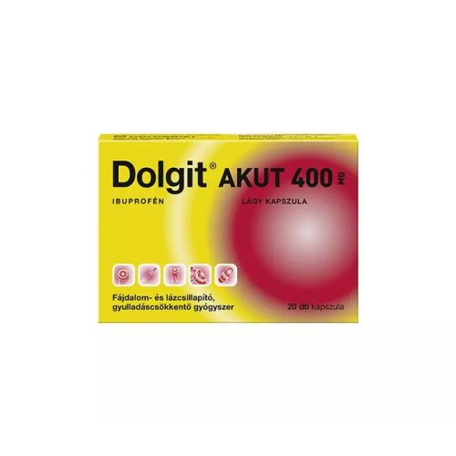 Dolgit Akut 400 mg lágy kapszula 20x