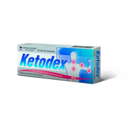 Ketodex 25 mg filmtabletta/25 10x Aclar-Al