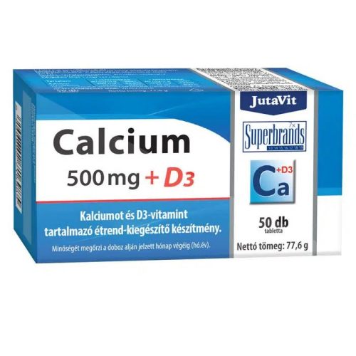 JutaVit Calcium 500 mg tabletta 50x