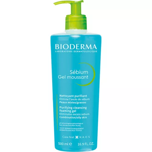 Sébium Moussant tisztító gél BIODERMA 500ml