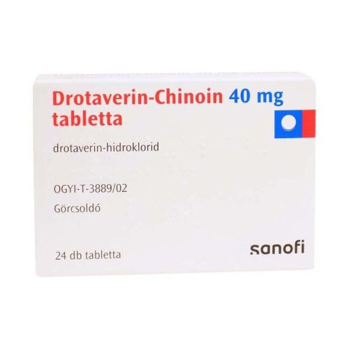 Drotaverin-Chinoin 40 mg tabletta 24x buborékcsomagolásban