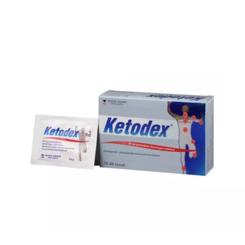 Ketodex 25 mg granulátum belsőleges oldathoz 10x