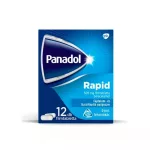 Panadol Rapid 500 mg filmtabletta 12x (gyerekbiztos)
