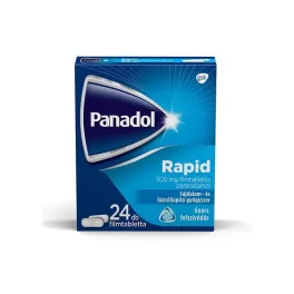 Panadol Rapid 500 mg filmtabletta 24x (gyerekbiztos)