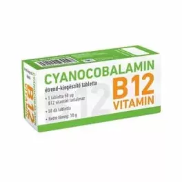 Cyano Cyanocobalamin - B12-vitamin tabletta 50x