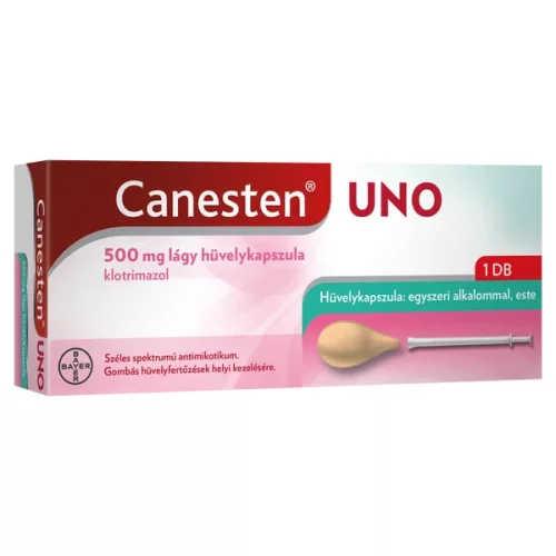 Canesten Uno 500 mg lágy hüvelykapszula 1x
