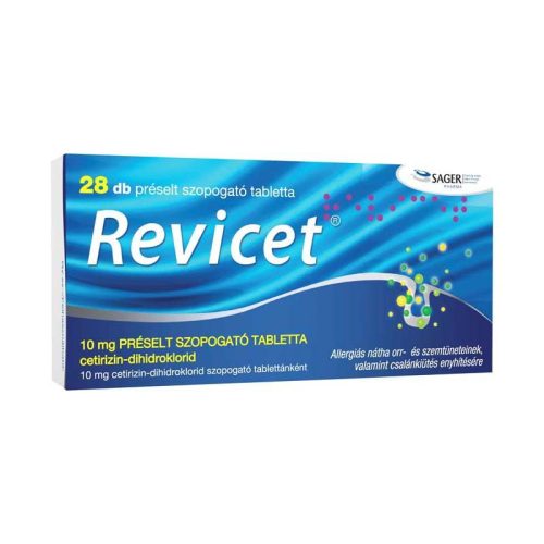 Revicet 10 mg préselt szopogató tabletta 28x