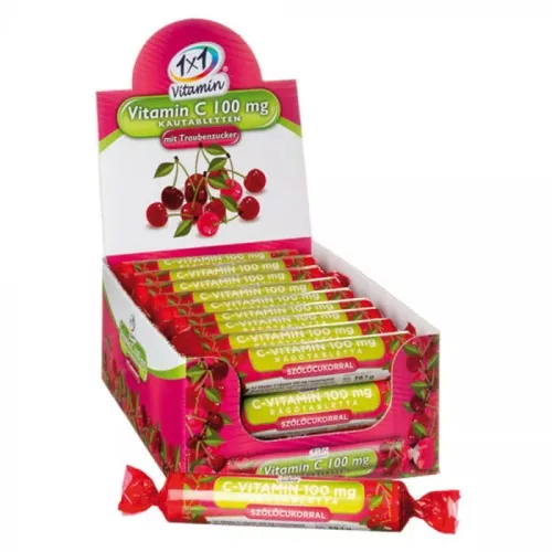 Ceres 1x1 Vitaday C vitamin 100mg cseresznyeízű rá 17x