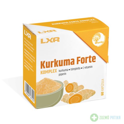 LXR Kurkuma + Tömjénfa Forte Komplex kapszula 60x