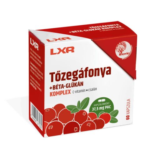 LXR Tőzáfonya + B-Glükán Komplex kapszula 60x