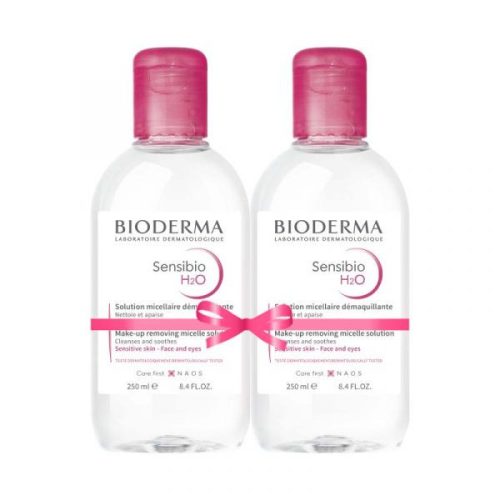 Sensibio H2O arc és sminklemosó DUO BIODERMA 2x250ml