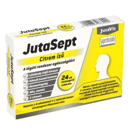 JutaVit Jutasept szopogató tabletta Citrom 24x