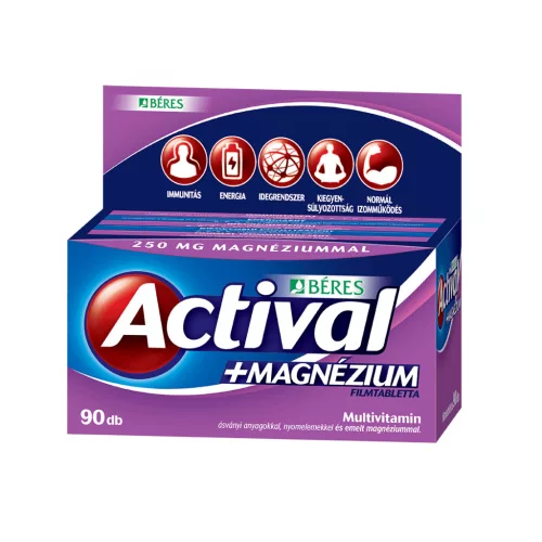 Actival + Magnézium filmtabletta 90x