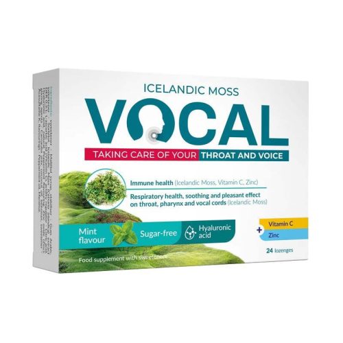 Vocal szopogató tabletta Menta 24x