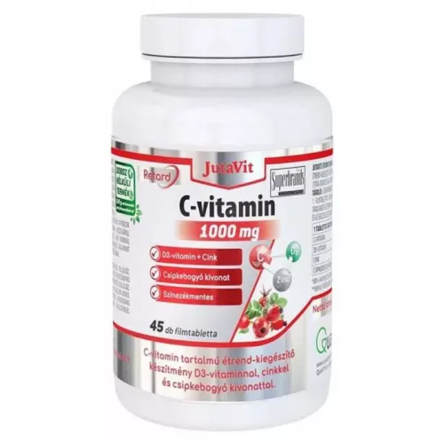 JutaVit C-vitamin 1000 mg Csipkeb.+D3 retard filmt 45x