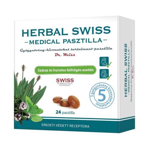 Herbal Swiss Medical pasztilla 12x