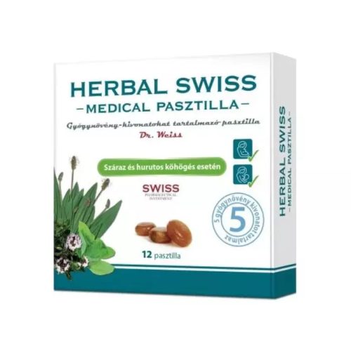 Herbal Swiss Medical pasztilla 12x