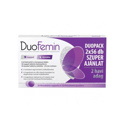 DuoFemin étrendkiegészítő tabletta 56x+56x