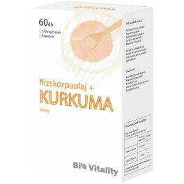 Rizskorpa olaj kurkuma kapszula BIO VITALITY 60x