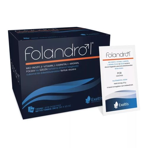 Folandrol Folsav Szelén étrkiegészítő por 60x
