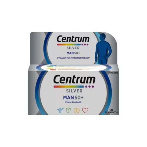 Centrum A-tól-Z-ig Férfiaknak 50+ filmtabletta 90x