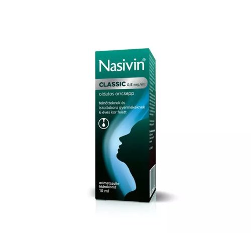 Nasivin Classic 0,5mg/ml oldatos orrcsepp 1x10ml