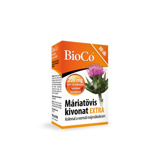 BioCo Máriatövis kivonat Extra tabletta 80x
