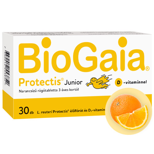 BioGaia Protectis Junior D3 étrendk.rágótabl. nar. 30x