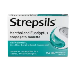 Strepsils Menthol and eucalyptus szopogató tabl. 24x