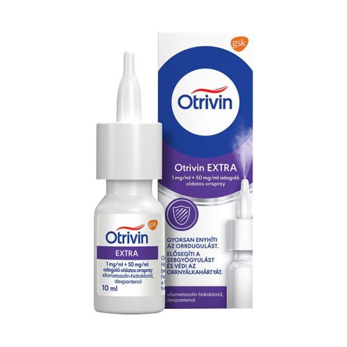 Otrivin Extra 1mg+50mg/ml adagoló old. orrspray 10ml