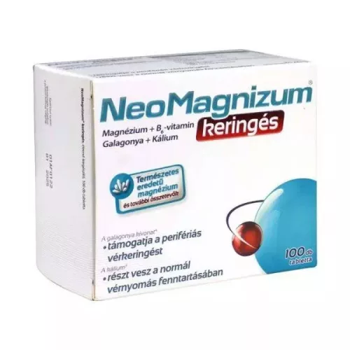 NeoMagnizum keringés Mg B6 tabletta 100x