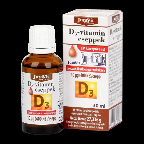 Jutavit D3-vitamin cseppek 10 mcg spec. tápszer 30ml