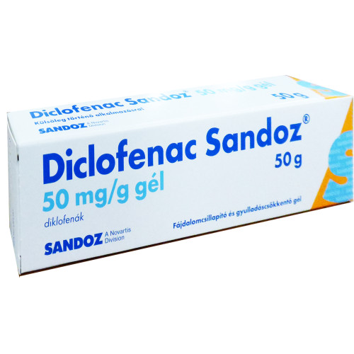 Diclofenac Sandoz 50mg/g gél 50g