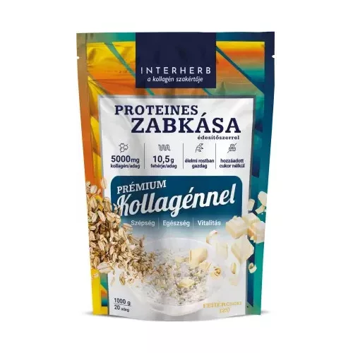 Interherb zabkása proteines fehércsoki 1000g