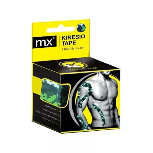 MX kineziológiai tapasz 5m x 5cm terepszínű 1x