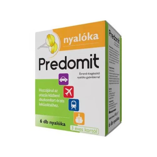 Prevomit (új n:Predomit) étrendkieg. nyalóka gyömb 6x