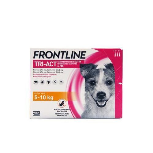 Frontline Tri-Act S kutya 5-10 kg a.u.v. 3x