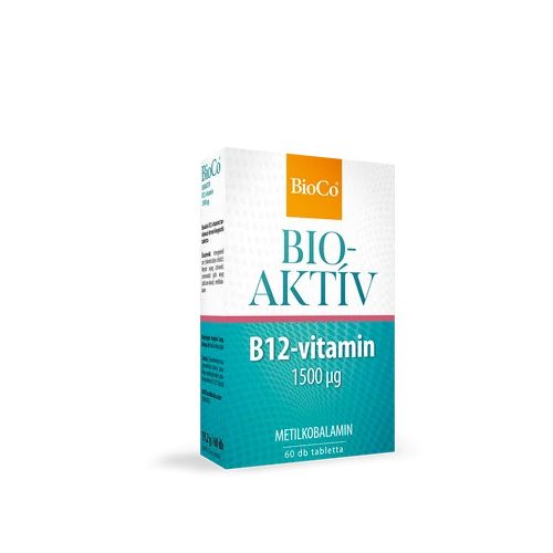 BioCo Bioaktív B12 1500 mcg tabletta 60x