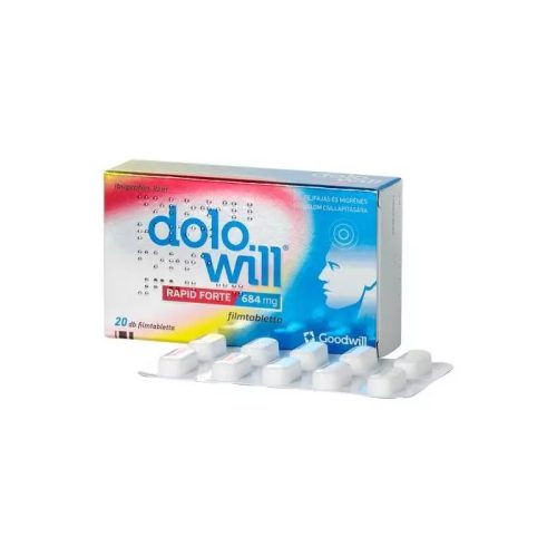 Dolowill Rapid Forte 684 mg filmtabletta /13 20x