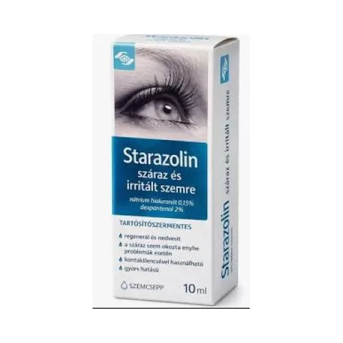 Starazolin szemcsepp száraz irritált szemre 10ml