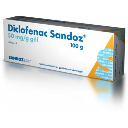 Diclofenac Sandoz 50mg/g gél 100g